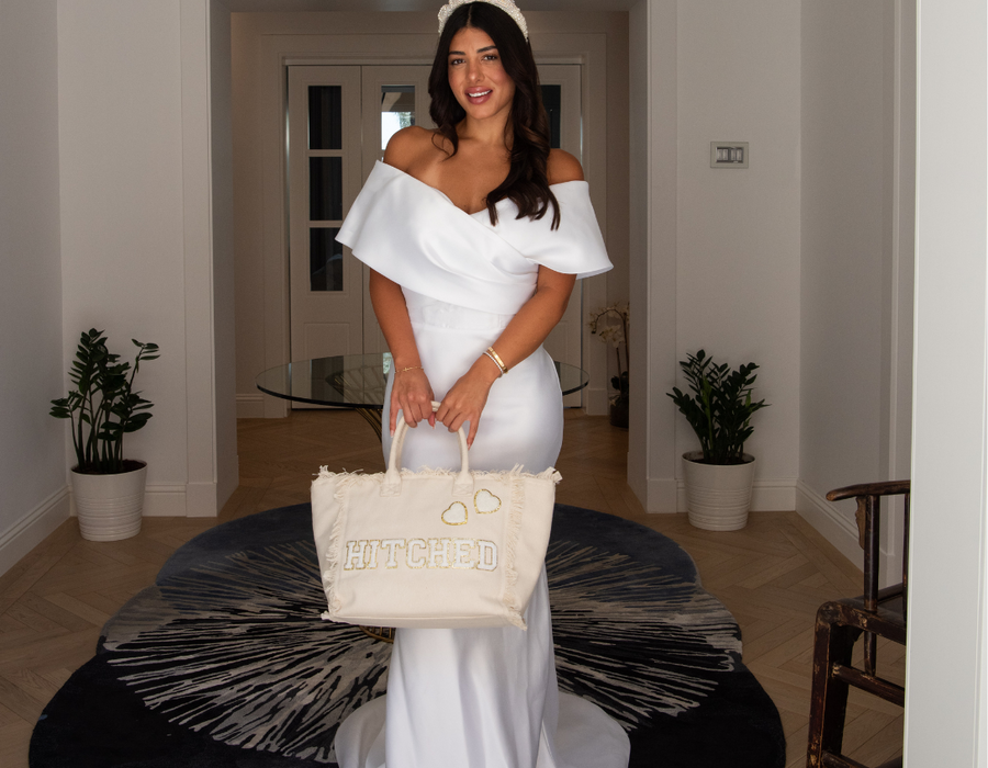 Cream St Bart’s Tote - “Hitched”