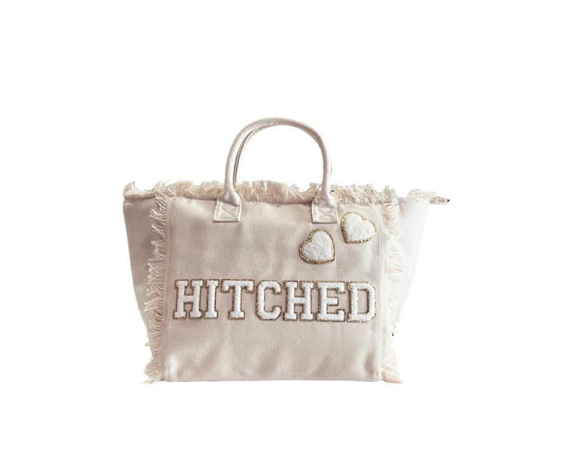 Cream St Bart’s Tote - “Hitched”