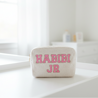 Cream,Baby Pink Teddy Large “HABIBI JR"