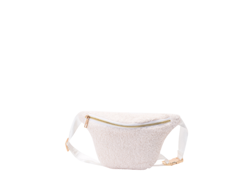 Cream Teddy Personalised  Bum Bag - Small