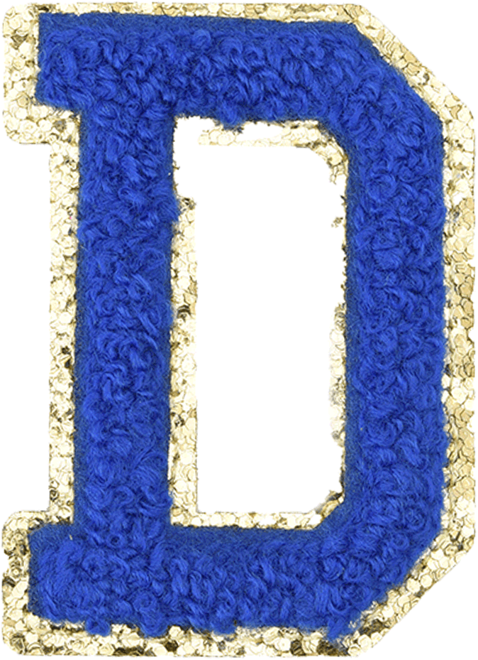 Royal Blue Letter - The Happy Tribe