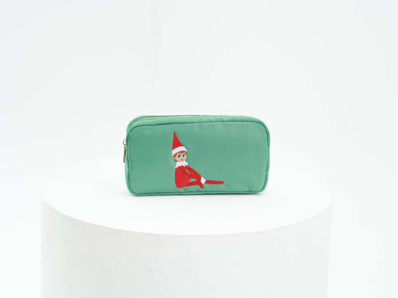 Green Small Pouch - Elf on the Shelf
