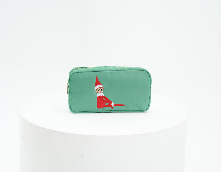 Green Small Pouch - Elf on the Shelf