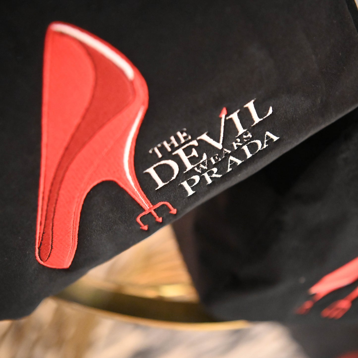 Large Black Velvet Make Up Pouch – "The Devil Wears Prada"