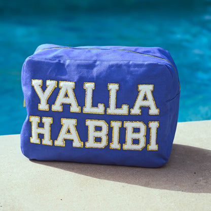 The "Yalla Habibi" Large Personalised Pouch