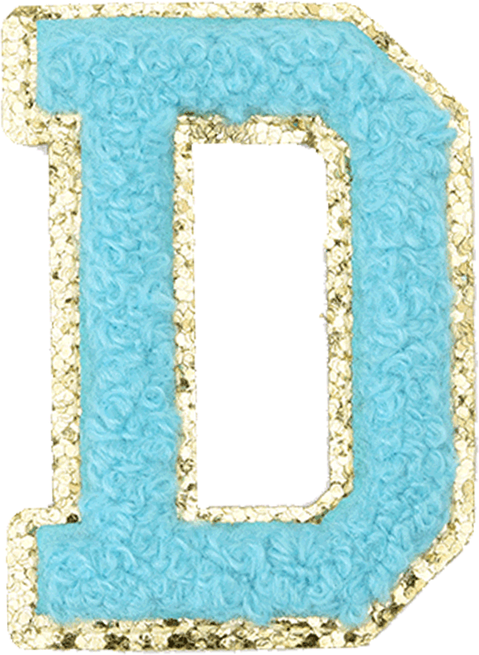 Turquoise Letter - The Happy Tribe