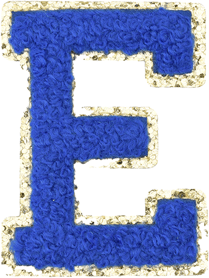 Royal Blue Letter - The Happy Tribe