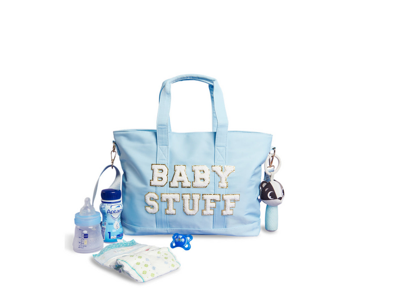 Baby Blue Travel Tote - 