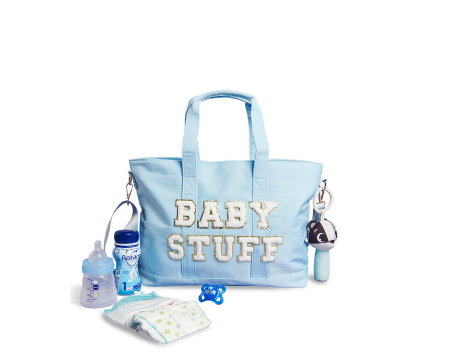 Baby Blue Travel Tote - 