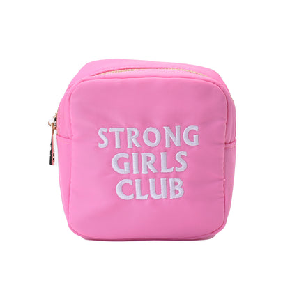 Extra Small Pouch - "Strong Girls Club"