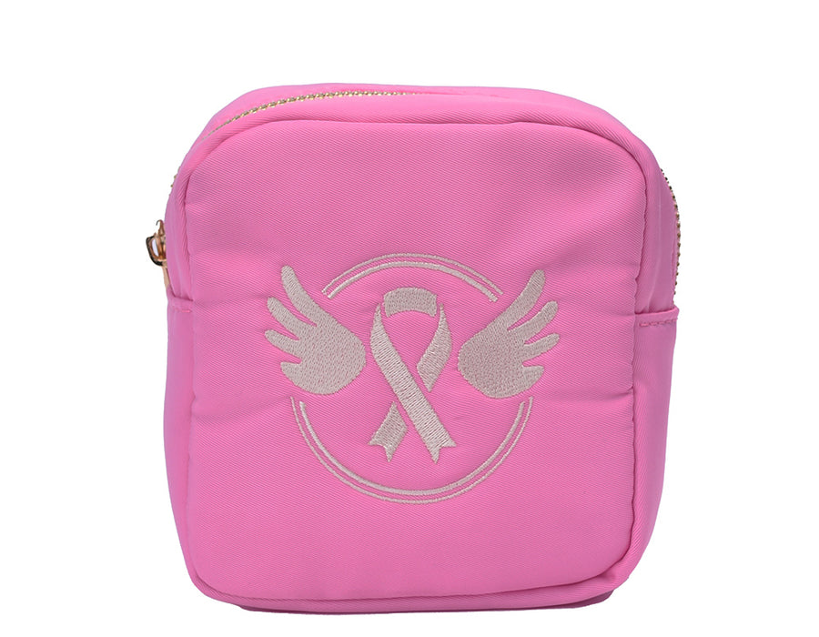 Candy Pink XS Pouch - Breat Cancer Wings
