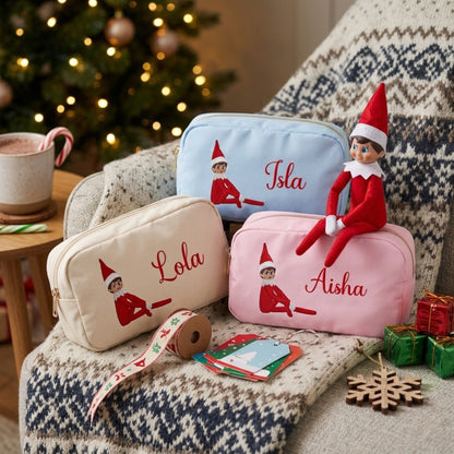 Personalised Christmas Elf Pouch