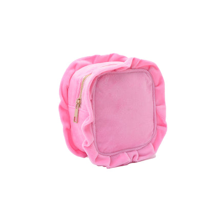 Luxury Personalised Ruffle Pouch – Extra Small