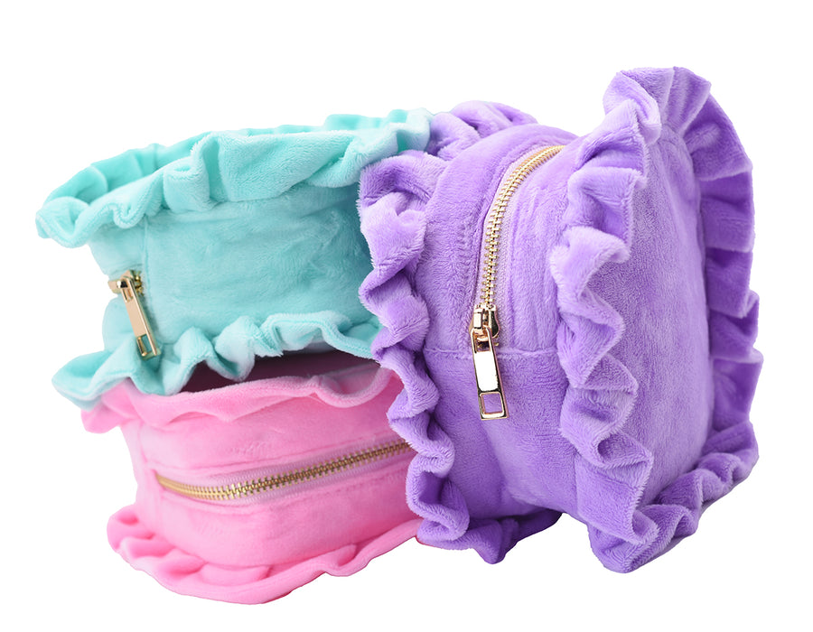 New Ruffle Personalised Pouch - Extra Small