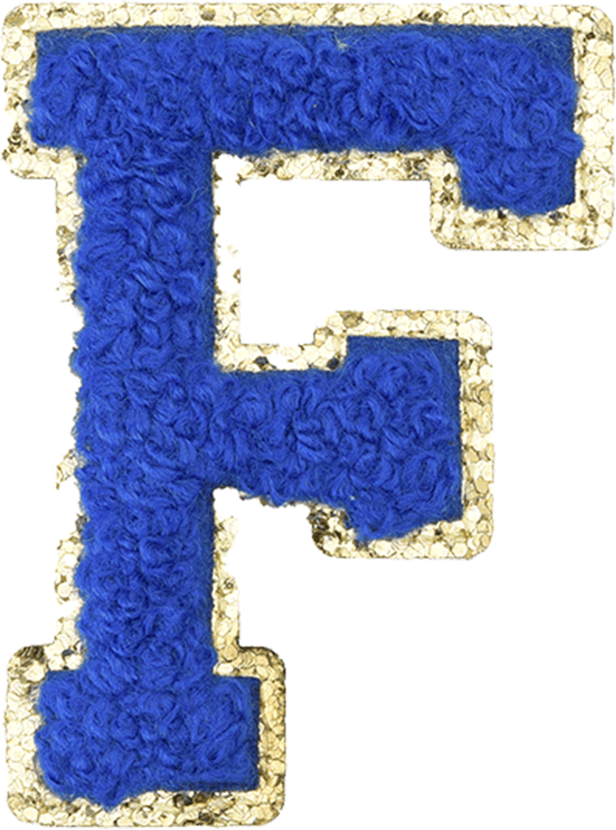 Royal Blue Letter - The Happy Tribe
