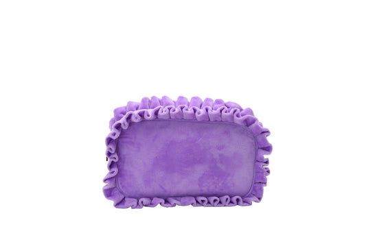 Luxury Personalised Ruffle Pouch – Large