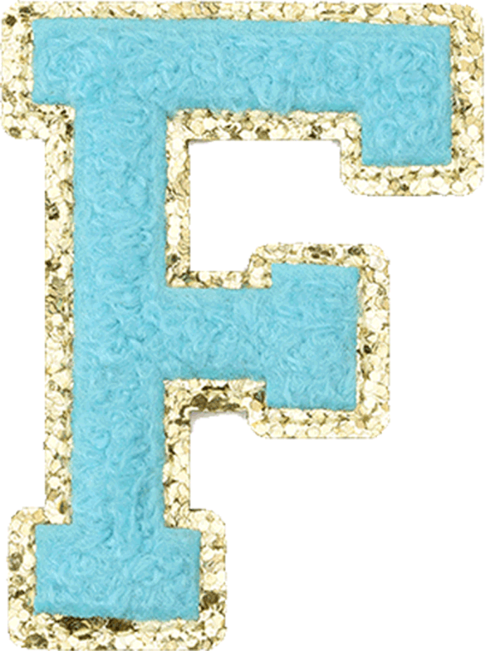 Turquoise Letter - The Happy Tribe