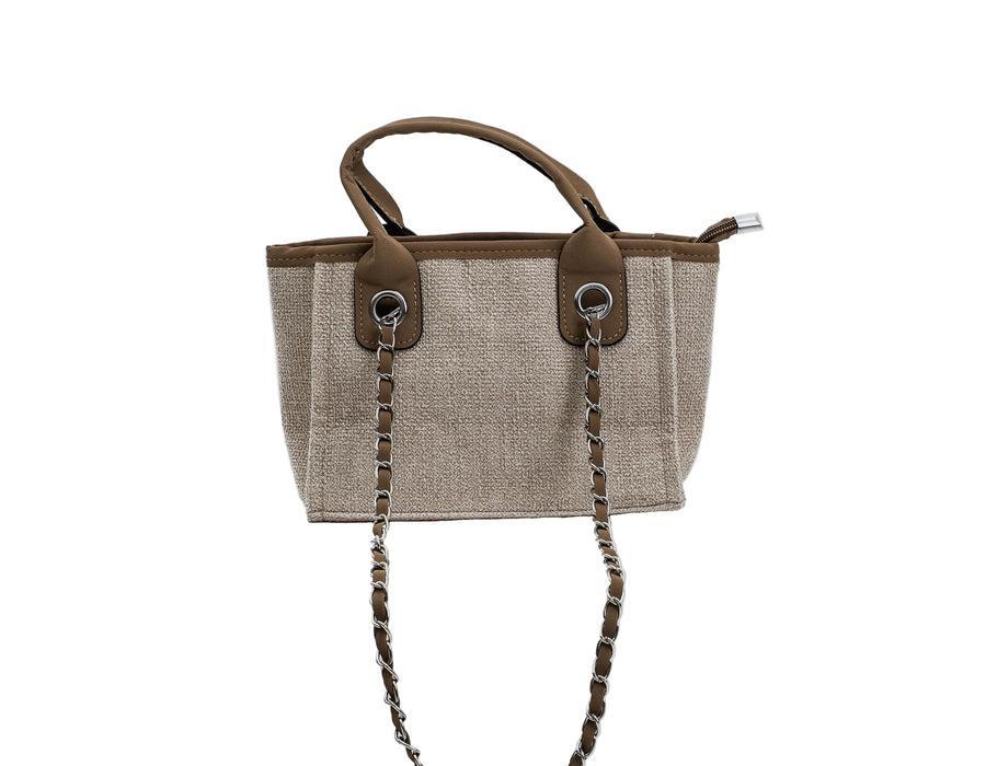 Personalised Mini Canvas Chain Tote Bag