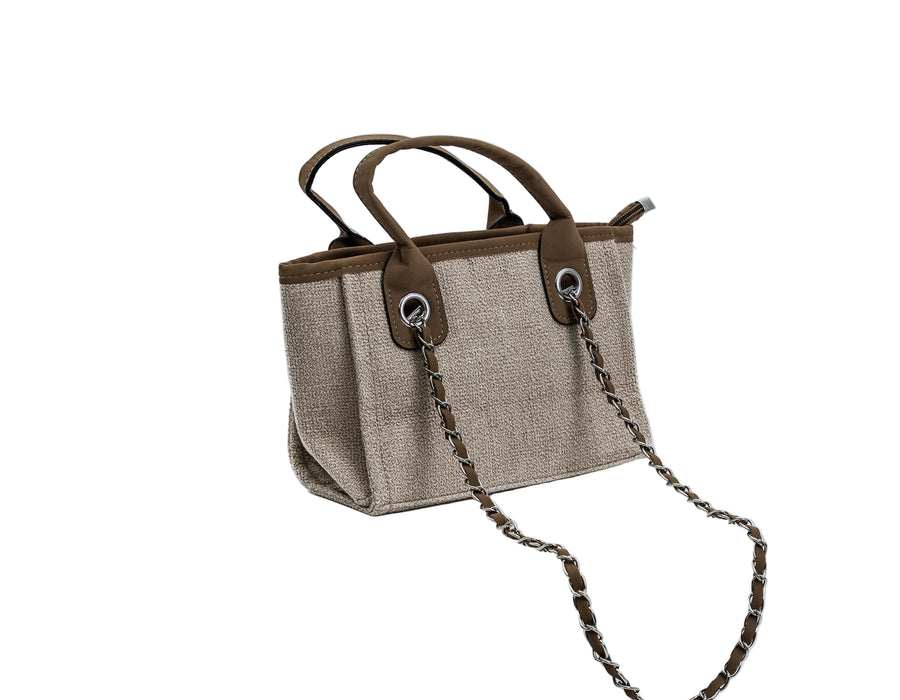 Personalised Mini Canvas Chain Tote Bag