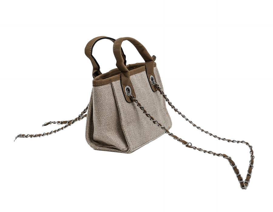 Personalised Mini Canvas Chain Tote Bag