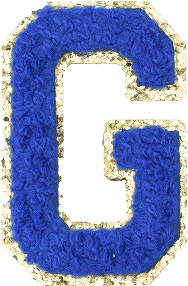 Royal Blue Letter - The Happy Tribe