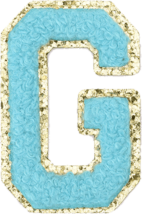 Turquoise Letter | The Happy Tribe