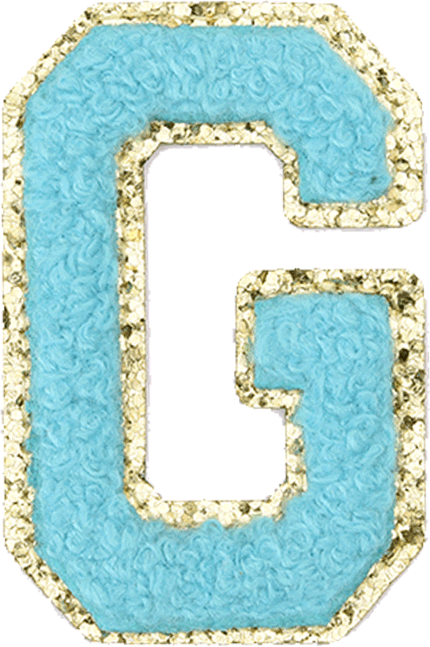 Turquoise Letter - The Happy Tribe