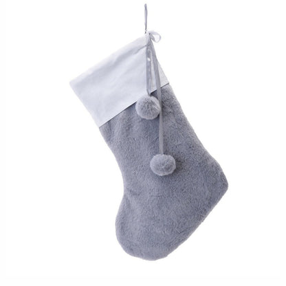 Personalised Christmas Faux Fur Stocking