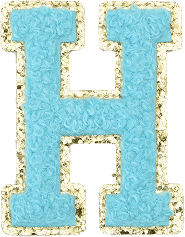 Turquoise Letter - The Happy Tribe