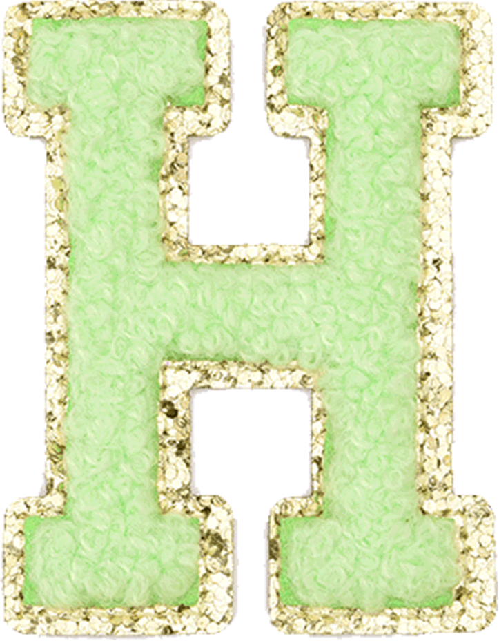Neon Green Letter - The Happy Tribe