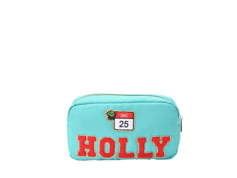 Green Medium Pouch  'HOLLY