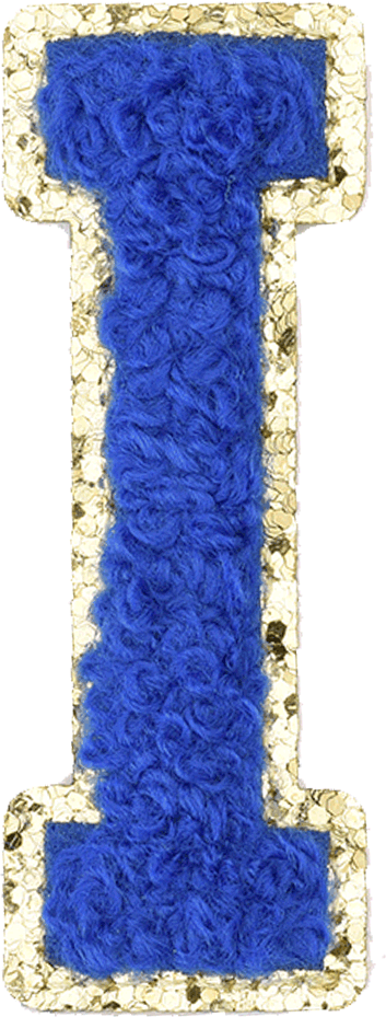 Royal Blue Letter - The Happy Tribe