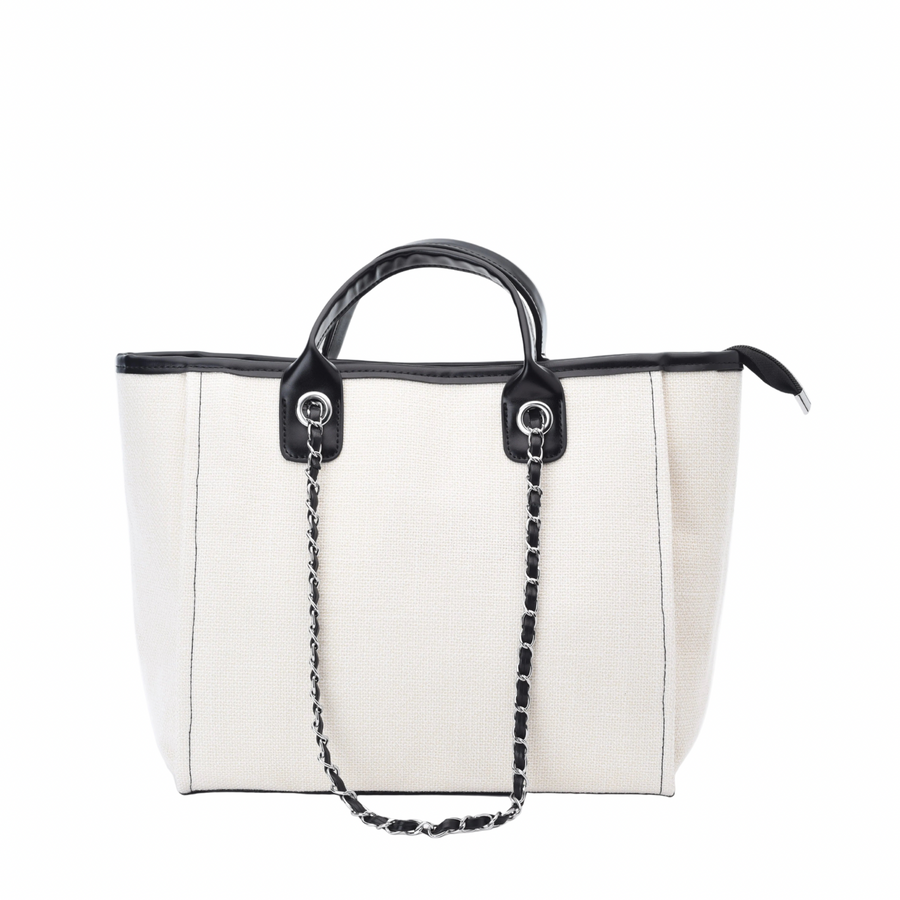 Personalised Medium Canvas Chain Tote Bag