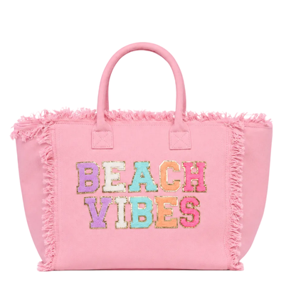 "Beach Vibes" St. Barth Tote Bag