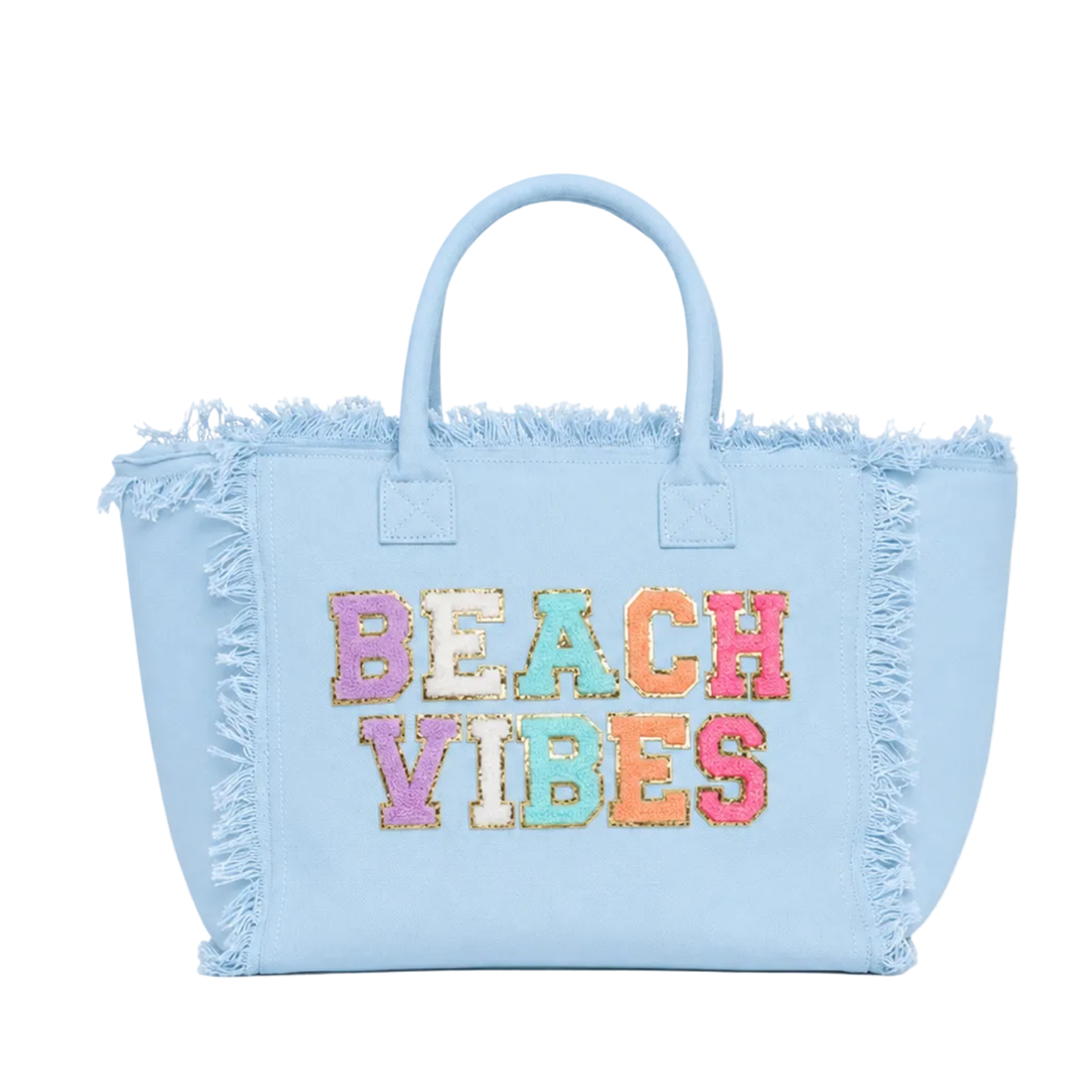 "Beach Vibes" St. Barth Tote Bag