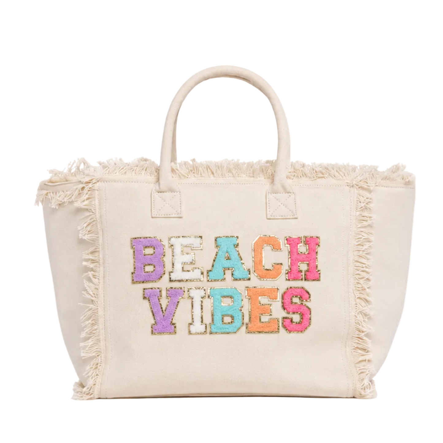 "Beach Vibes" St. Barth Tote Bag