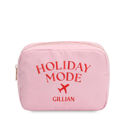 Personalised “Holiday Mode” Travel Pouch