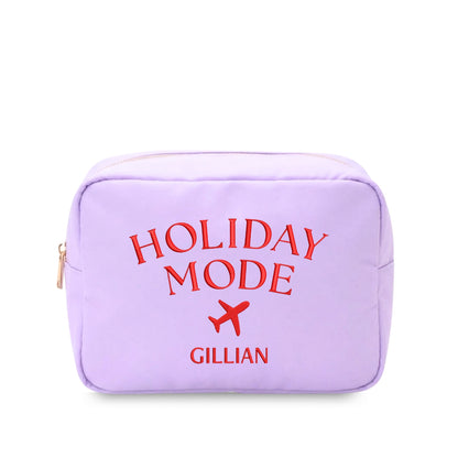 Personalised “Holiday Mode” Travel Pouch