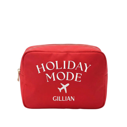 Personalised “Holiday Mode” Travel Pouch