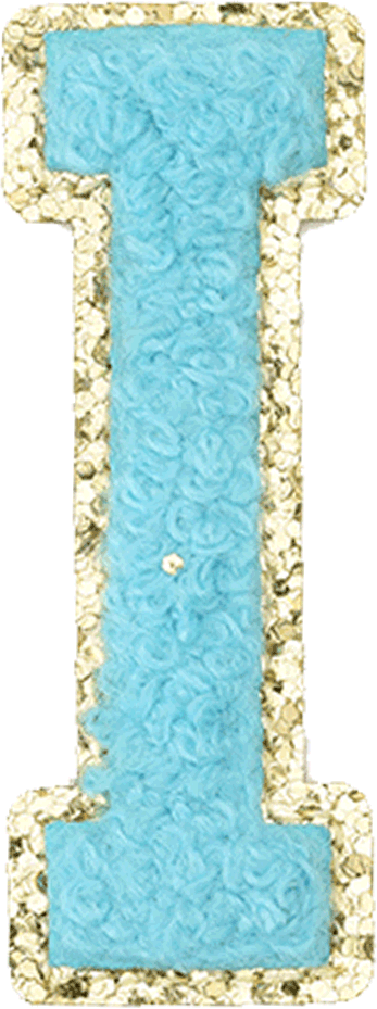 Turquoise Letter - The Happy Tribe