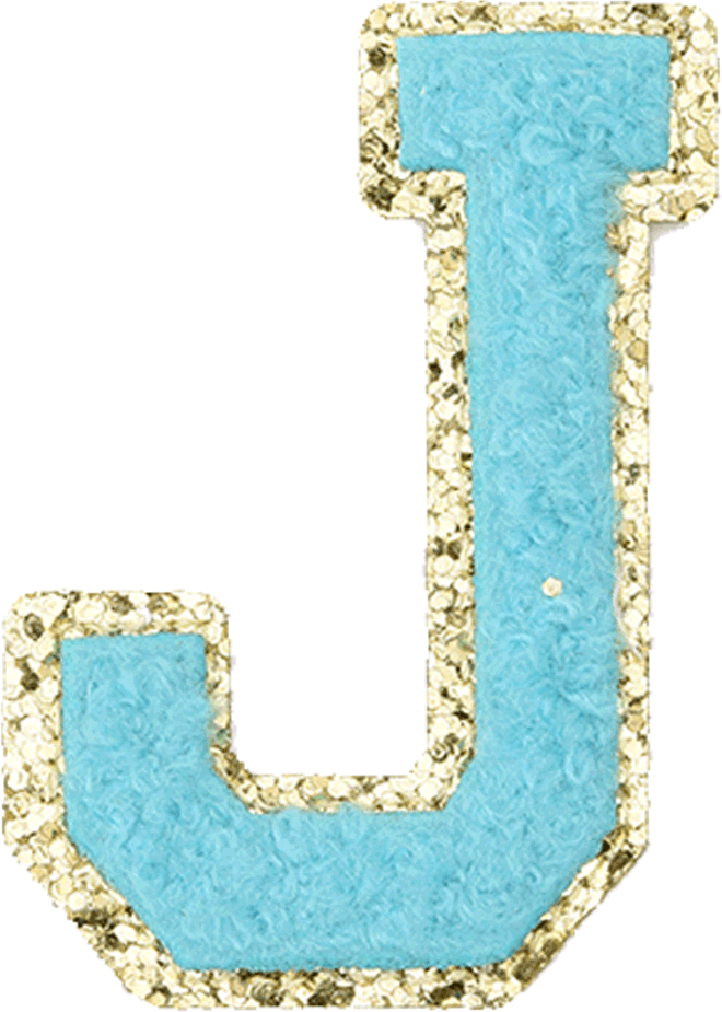Turquoise Letter - The Happy Tribe