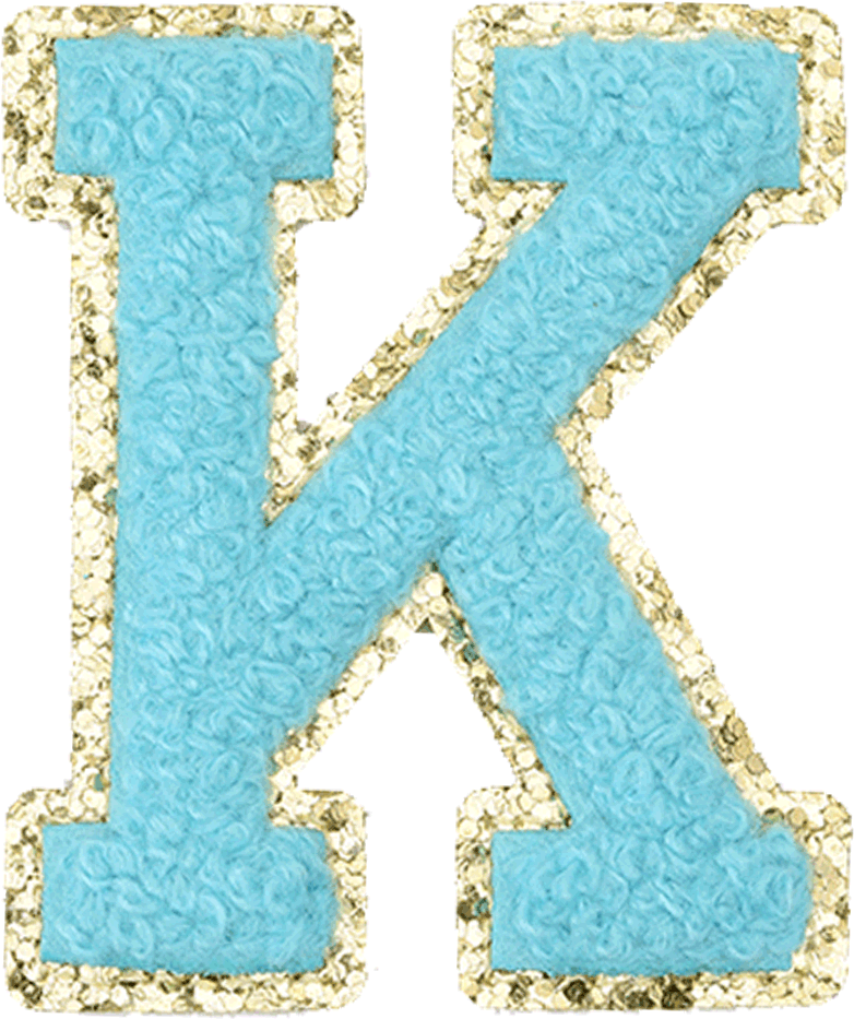 Turquoise Letter - The Happy Tribe
