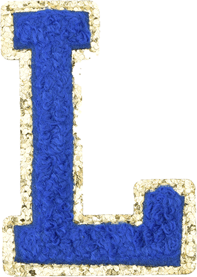 Royal Blue Letter - The Happy Tribe