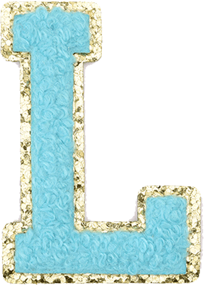 Turquoise Letter - The Happy Tribe