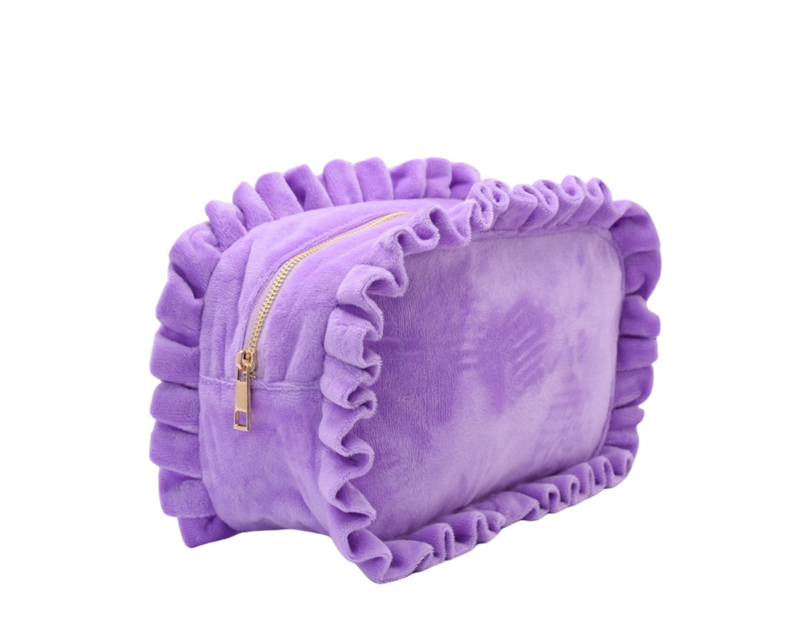 Ruffle Personalised Pouch - Large