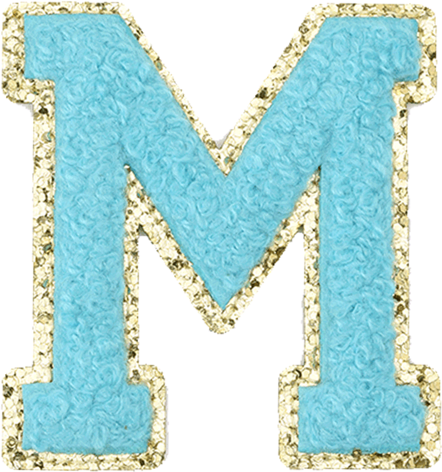 Turquoise Letter - The Happy Tribe