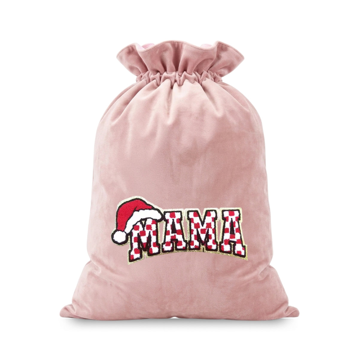 “Mama” Velvet Christmas Sack