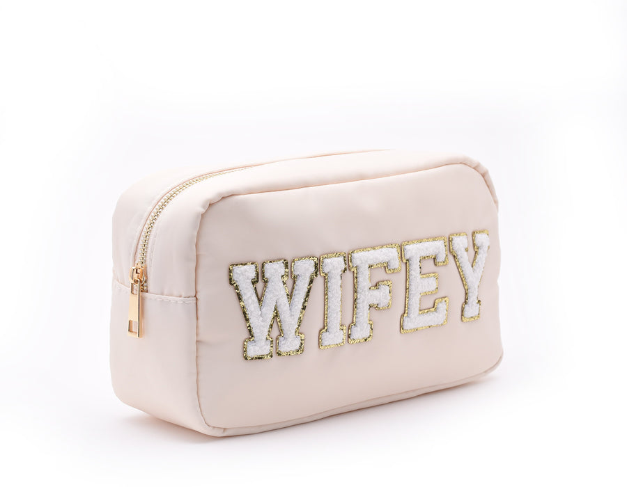 Medium Cream Pouch - 