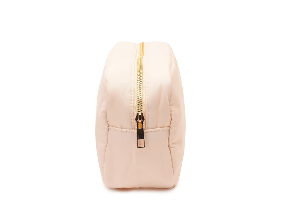 Cream Medium Pouch - “Hair