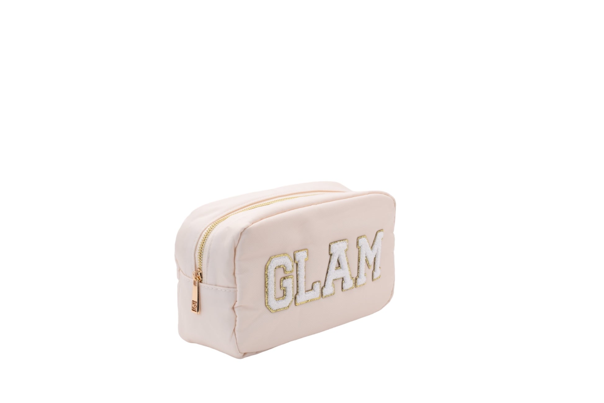 Cream Medium Pouch - "Glam" - The Happy Tribe